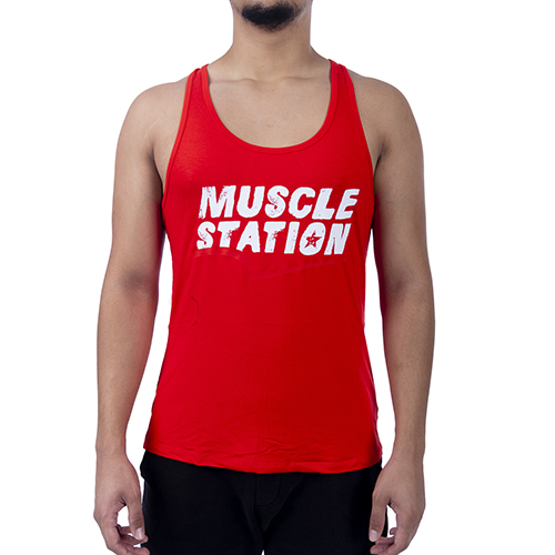 Muscle Station Tank Top Atlet Kırmızı
